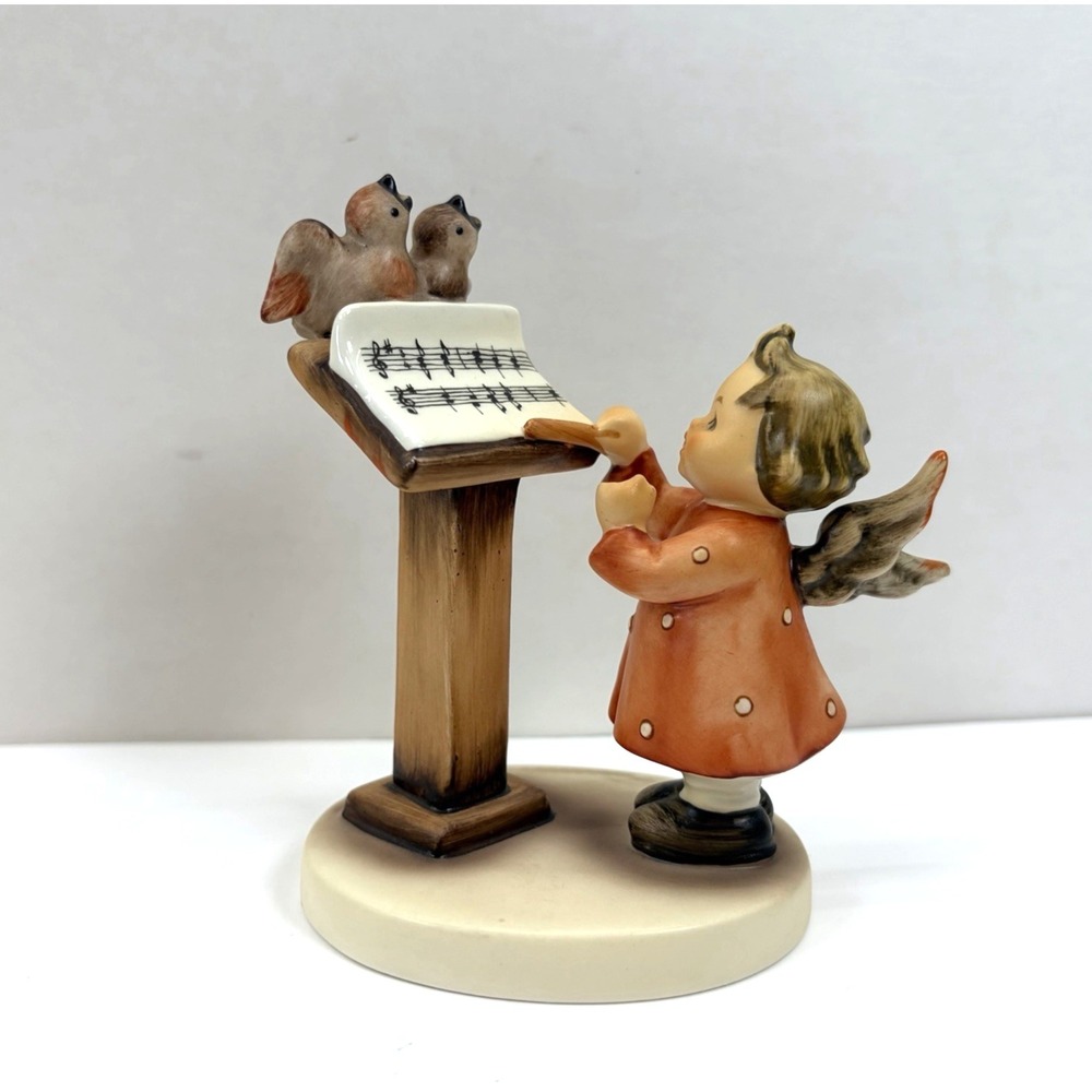 Vtg Hummel Goebel "Bird Duet" 169 Angel Music Figurine TMK-5 West Germany